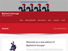 Tablet Screenshot of blytheconeurope.com